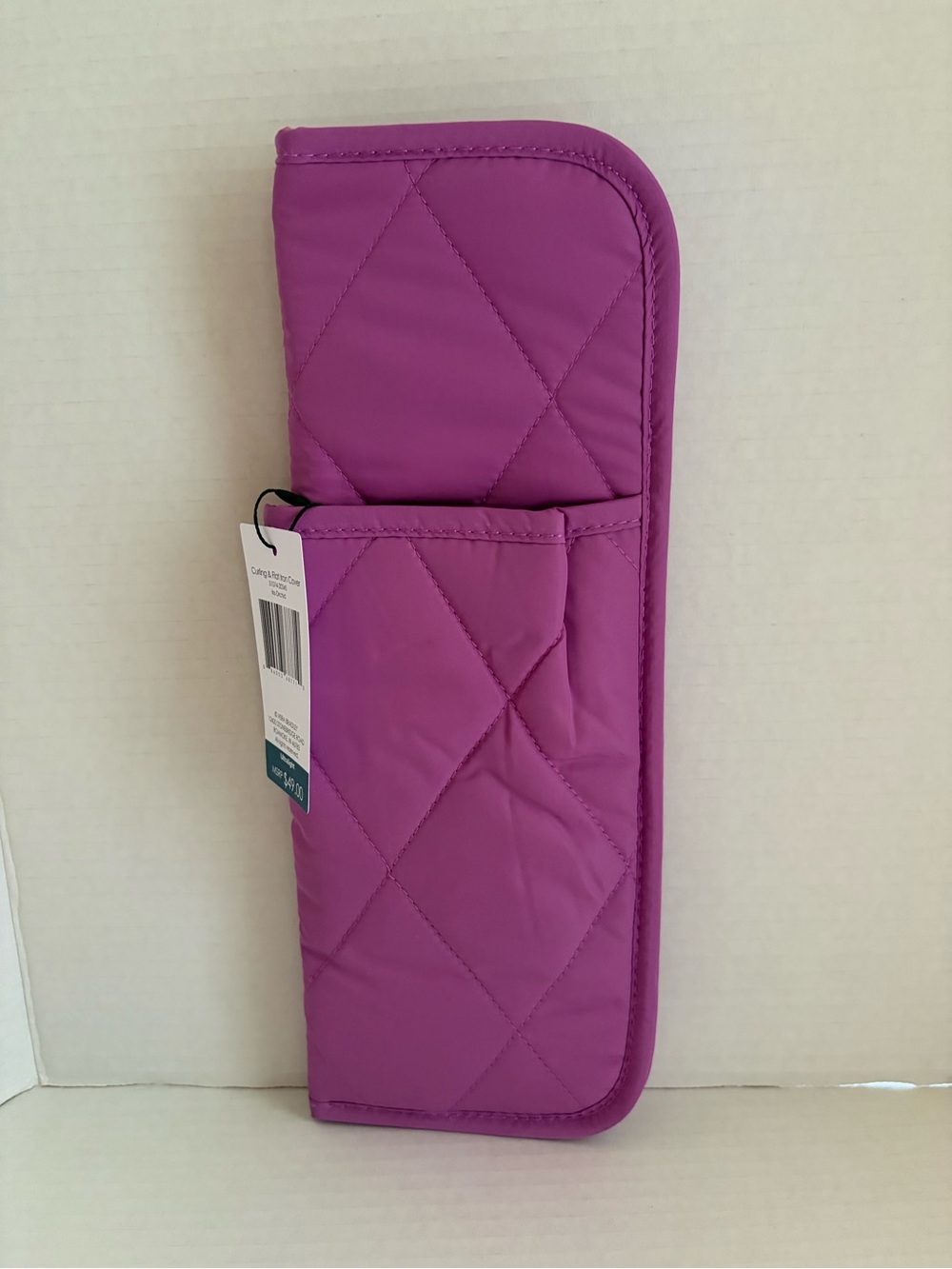 Vera Bradley Quilted Curling & Fat Iron Cover Iris Orchid